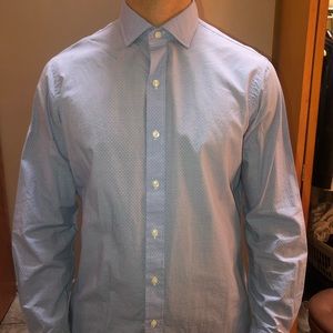 POLO Ralph Lauren Men’s Blue Estate Dress Shirt